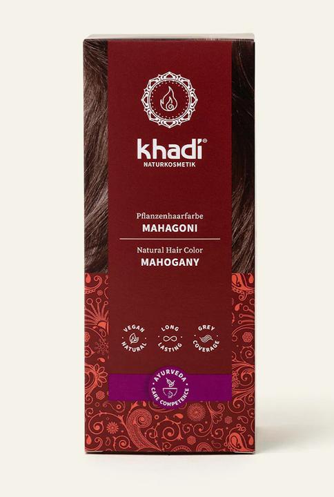 Produktbild Khadi Pflanzenhaarfarbe Mahagoni (Mahagoni)