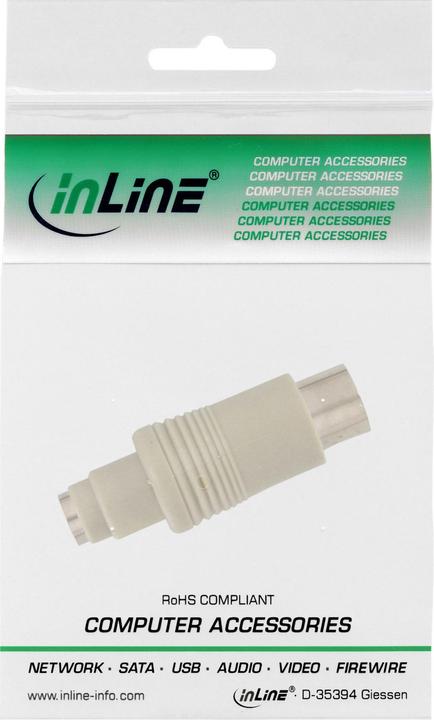 Produktbild InLine Tastatur (0.14 m, PS/2)