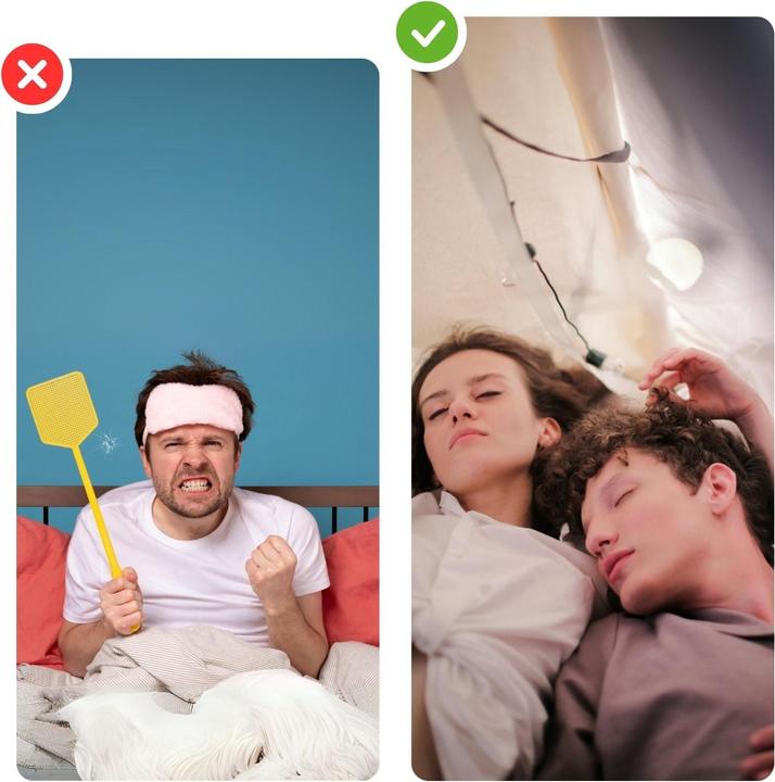 Image du produit Hermex Moustiquaire suspendue Moustiquaire de camping Protection contre les insectes