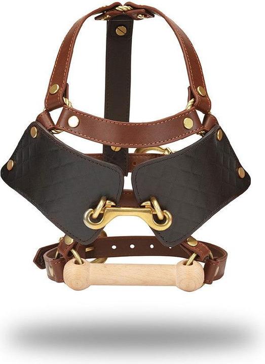 Actual product image Liebe Seele Leather Blinders with Gag