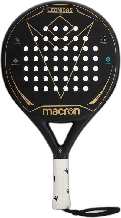 Actual product image Macron Leonidas Gold padel racket