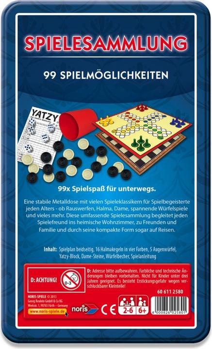 Immagine prodotto Noris compilazione del gioco (2 - 6 Giocatori)