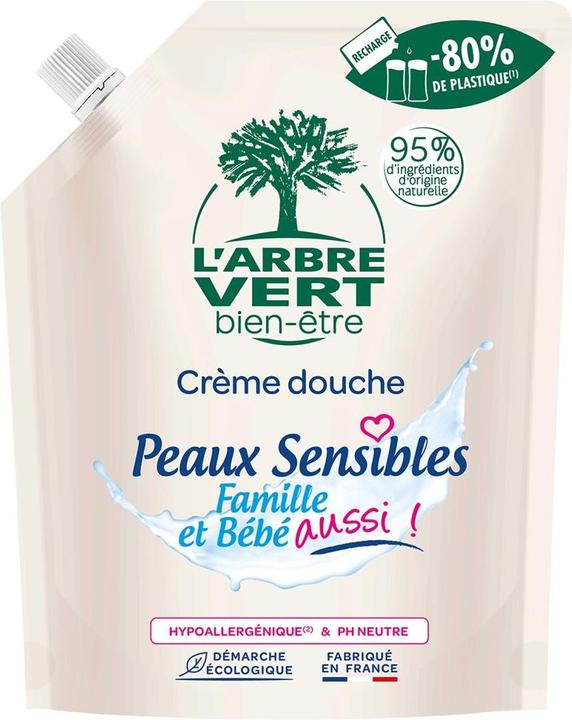 Produktbild L'arbre vert Dusch empfindliche Haut Refill französisch liq (500 ml)
