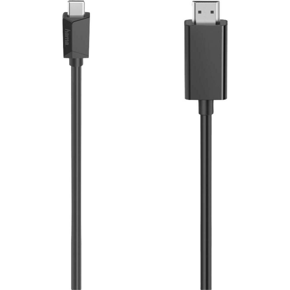 Hama USB Typ C — HDMI (Typ A) (1.50 m, HDMI), Video Kabel
