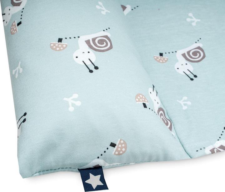 Actual product image Julius Zöllner Jersey cover Loop Comfy for changing mat Softy, snail (85 x 75 cm)