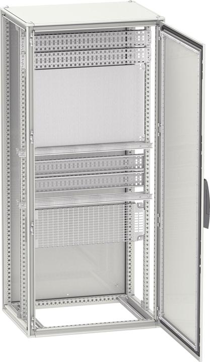 Produktbild Schneider Electric NSYSFELB Rack Freistehendes Gestell Grau