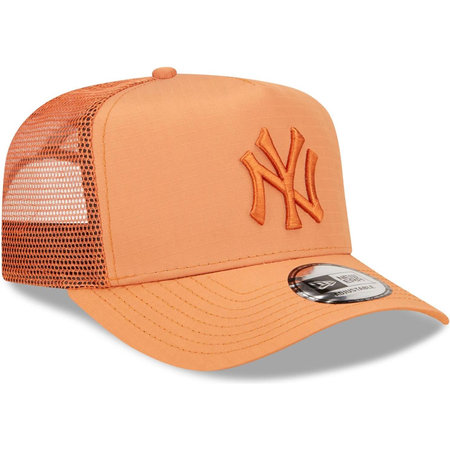 New Era, Herren, Cap, Aframe Trucker Ripstop New York Yankees, Braun, (One Size)