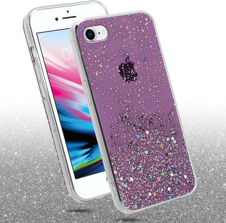 Immagine prodotto Cadorabo Copertura in TPU scintillante (Apple iPhone 7, Apple iPhone SE (seconda generazione))