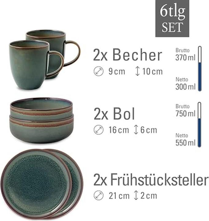 Produktbild Like. by Villeroy & Boch Crafted Like (6 Stück)