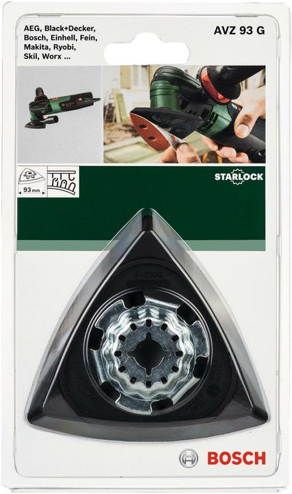 Immagine prodotto Bosch Zubehör Piastra abrasiva Starlock AVI 93 G, 93 mm