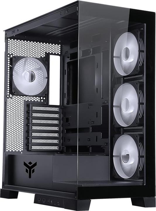 Actual product image Itek SHOWBUI 45B Tower Black (ATX, mATX, Mini-ITX)