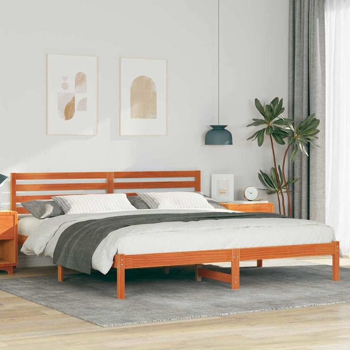 Produktbild vidaXL Plattformbettgestell (200 x 200 cm)