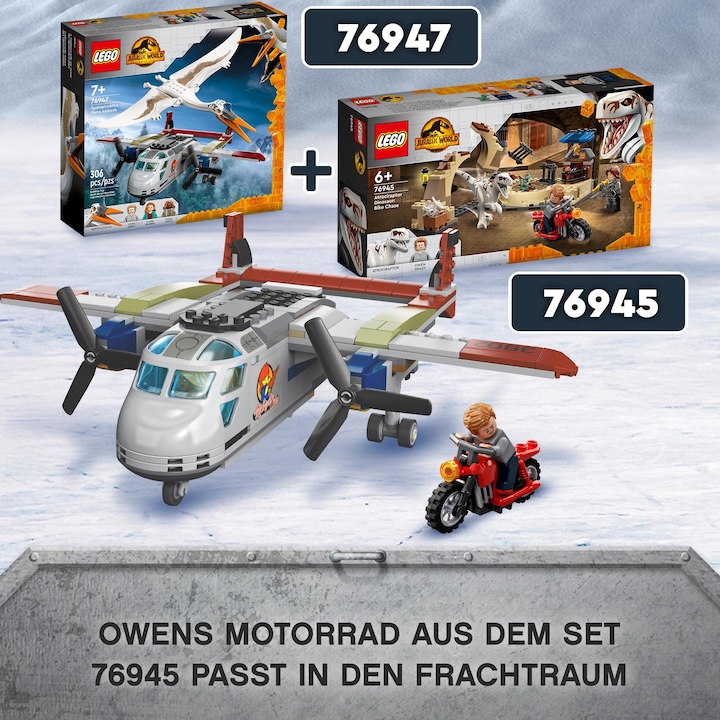 Produktbild LEGO Quetzalcoatlus: Flugzeug-Überfall (76947, LEGO Jurassic World)