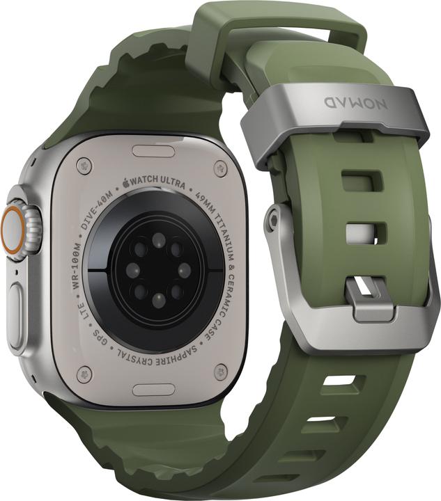 Produktbild Nomad Rocky Point Band (46 mm, Fluorelastomer FKM, Leather, Reifen, Titanium)