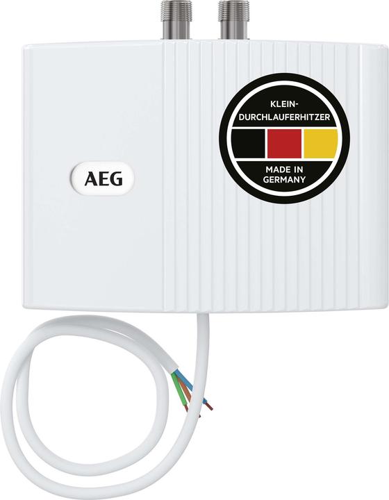 AEG Haustechnik Klein-Durchlauferhitzer MTH 440 fürs Handwaschbecken, 4,4 kW, Festanschluss 230V, drucklos, VDE