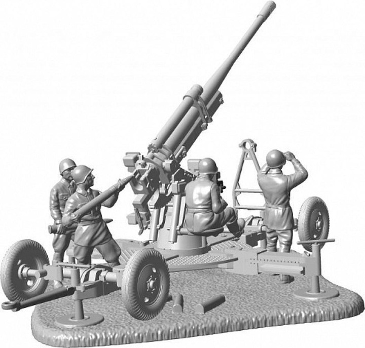 Immagine prodotto Carson 1:72 Cannone antiaereo sovietico da 85 mm