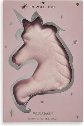Makeup Revolution I Heart Revolution Bath Fizzer Unicorn Heart Glow - Bath bomb - 145.0g (Badekugeln)