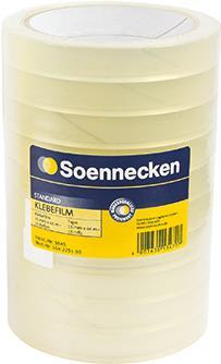 Produktbild Soennecken Klebefilm Masse: 15 mm x 66 m (B x L) beidseitig klebend: Nein (15 mm)