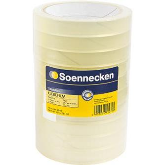 Soennecken, Klebeband, Klebefilm Masse: 15 mm x 66 m (B x L) beidseitig klebend: Nein (15 mm)