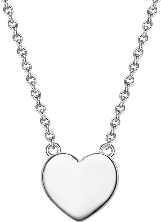 Immagine prodotto Glanzstücke München Catena da donna con cuore in argento 40,0 cm di base + 5,0 cm di estensione - 8964 (Argento, 40 - 45 cm)