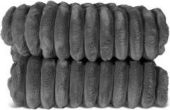 Sagaform Esther fleece plaid (6) Grey (130 x 170 cm)