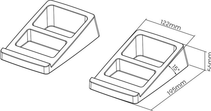 Actual product image myWall Table stand for speakers (1 pair, Stand, Tiltable)