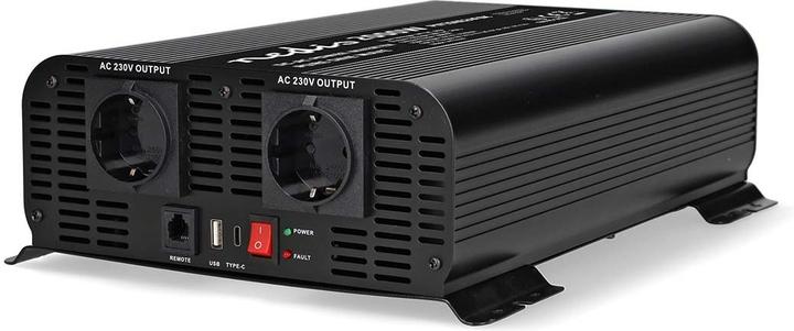 Produktbild Nedis Power Inverter Reine Sinus-Wellen - Eingangsspannung: 24 V DC - Geräteausgangsanschluss: Type