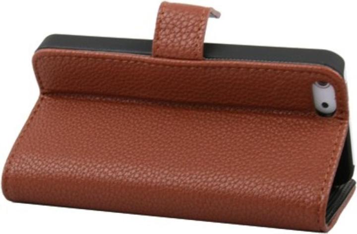 Produktbild König Design Tasche Handytasche (Flip Quer) für Handy iPhone 5 & 5s (Apple iPhone 5, Apple iPhone 5s)