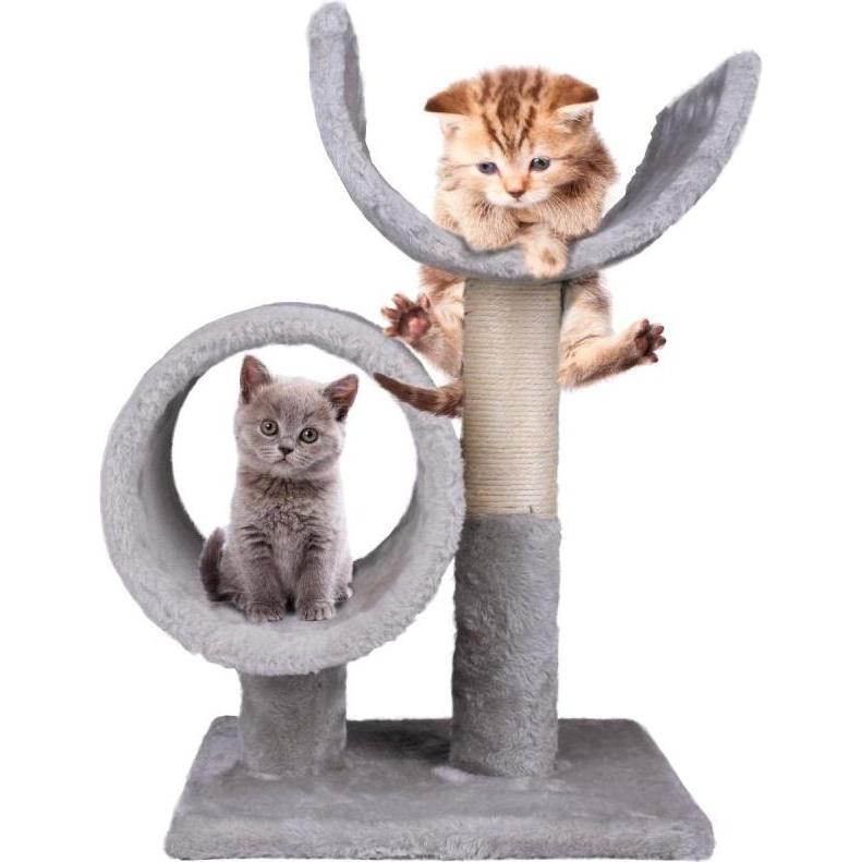 Pet Comfort Cat scratching post grey (50 cm, Gris), Arbre à chat
