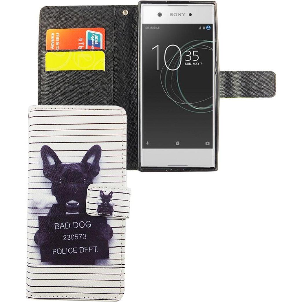 Thumbnail - König Design Hülle Handy Schutz für Sony Xperia XA1 Case Cover Tasche Wallet Etui Handyhülle (Sony Xperia XA1), Smartpho...