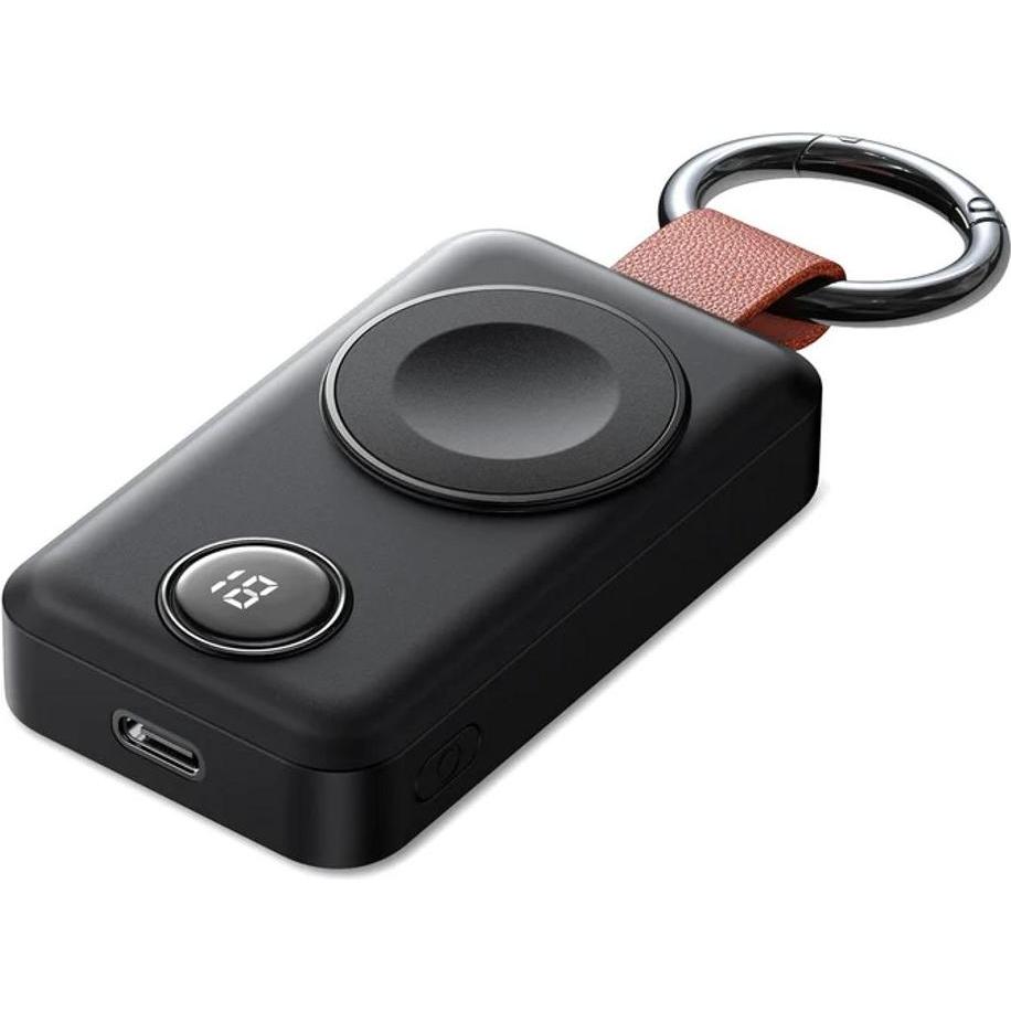 Thumbnail - Joyroom Magnetic Wireless Charger (2000 mAh, 3 W, 7.40 Wh), Powerbank, Schwarz