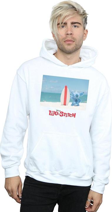 Immagine prodotto Disney Lilo And Stitch Surf Beach Felpa con Cappuccio Uomo (4XL)