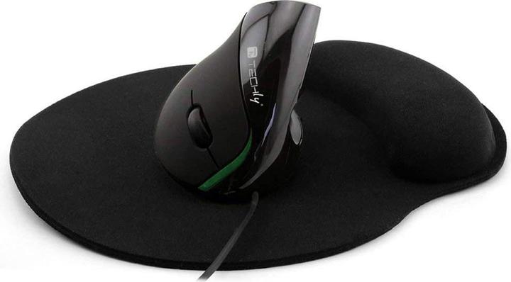 Actual product image Techly USB Ergonomic Vertical Mouse 1000dpi Black (Cable)