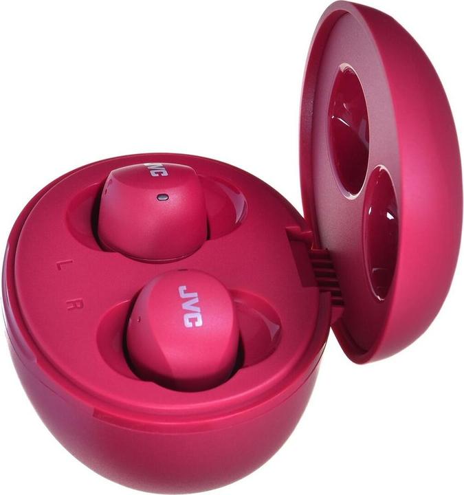 Actual product image JVC red HA-A6T-R-U Headphones In Ear TWS 3.9g lightweight (7.50 h, Wireless)