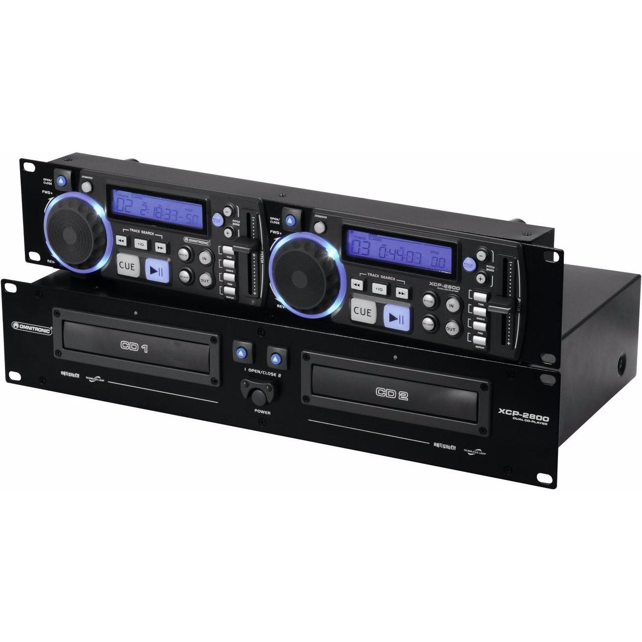 Thumbnail - Omnitronic XCP-2800, DJ Wiedergabegerät, Schwarz