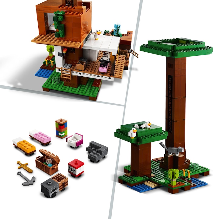 Produktbild LEGO Das moderne Baumhaus (21174, LEGO Minecraft)