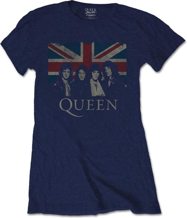 Actual product image Queen Vintage Union Jack (Girlie) (S)