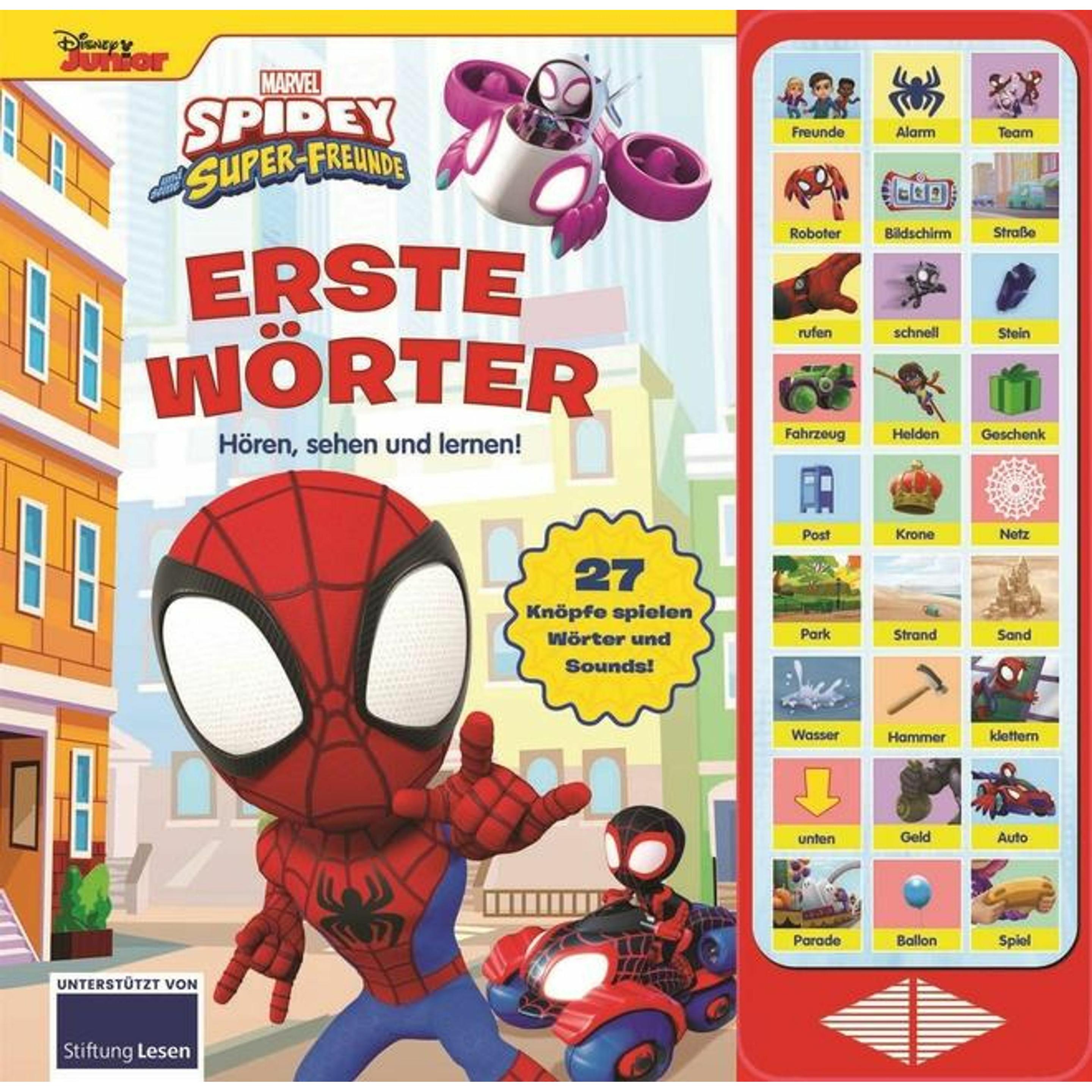 27-Button-Soundbuch, Spidey und seine Superfreunde, Erste Wörter, Kinderbücher von Phoenix International Publications Ge...