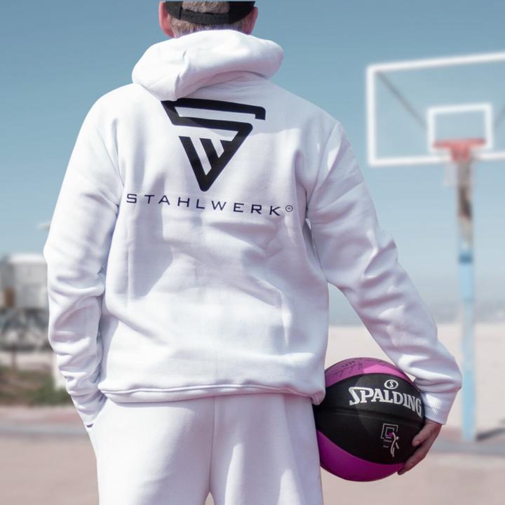 Image du produit Stahlwerk Jogging blanc taille L en 70% coton et 30% polyester (L)