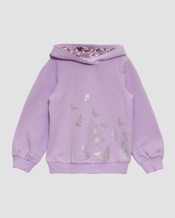 Produktbild s.Oliver Sweatshirt Sweatshirt mit Glitzer-Print (104, 110)