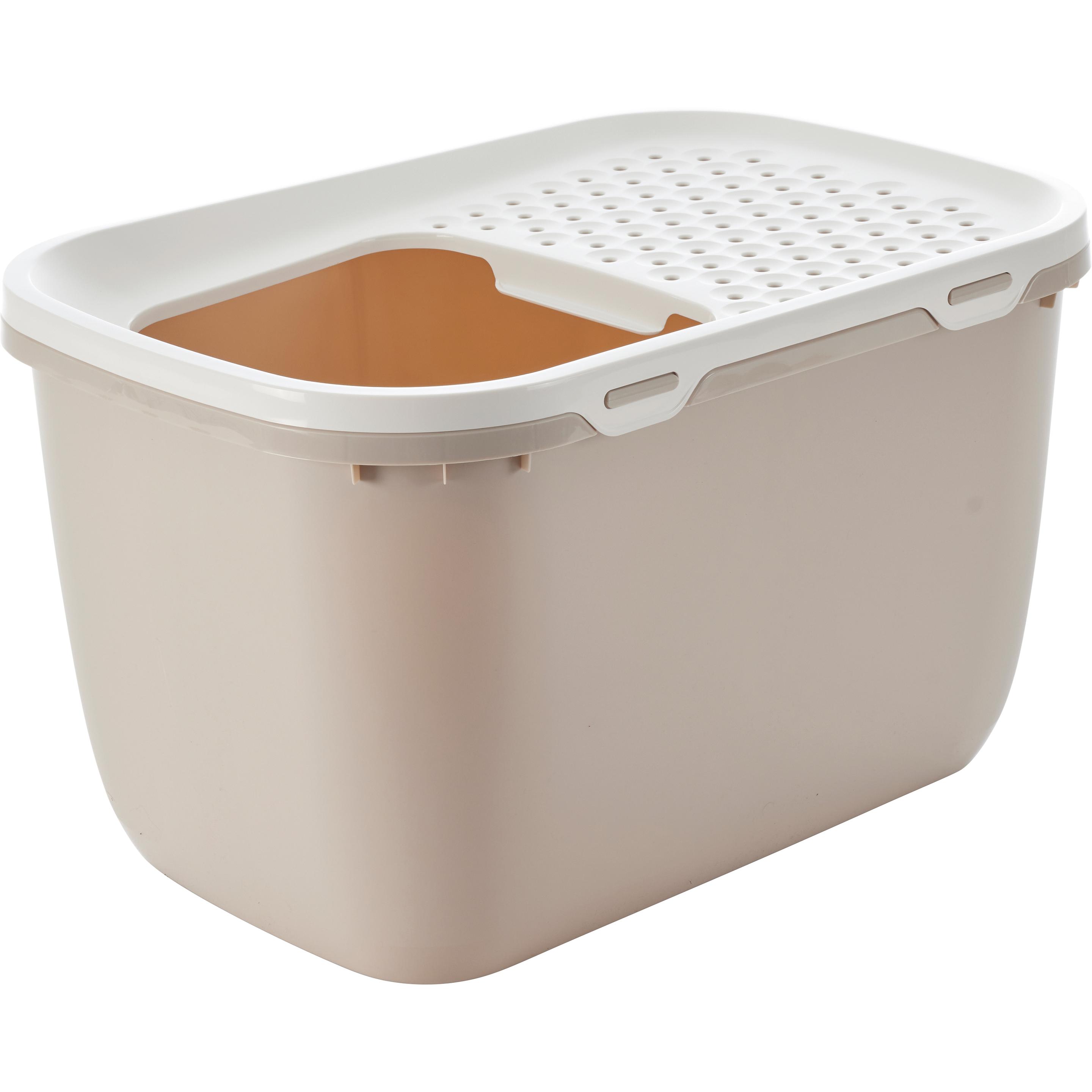 Meilleurs prix pour Maison de toilette Savic Hop In Giant pour chat  - moka / blanc