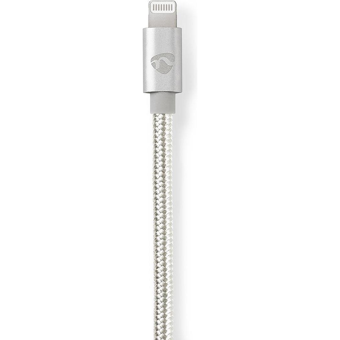 Thumbnail - Nedis USB cables USB 2.0 Apple Lightning 8 pin USB-C tis connector 480Mbps Gilded 2.00m round Pi (2 m, USB 2.0), USB Kab...