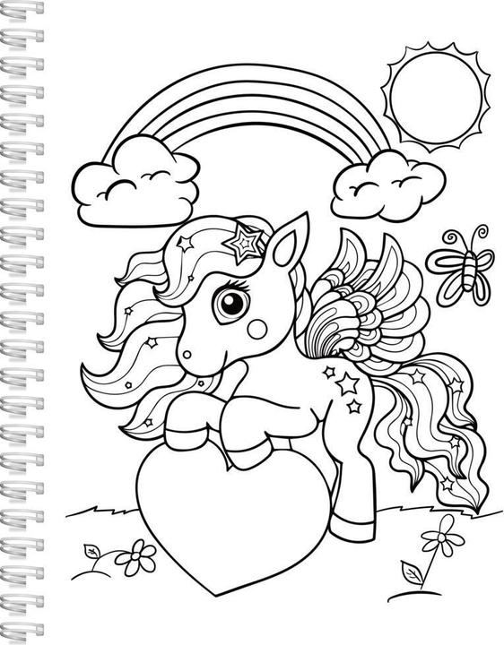 Produktbild Verlag:Einhorn-Malbuch für Kinde