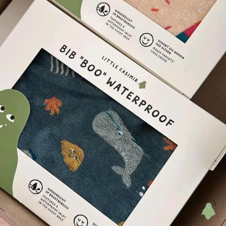 Produktbild Little Casimir Lätzchen mit Ärmeln – wasserdicht, saugfähig & verstellbar, für Babys 6M-4J (6 Monate)