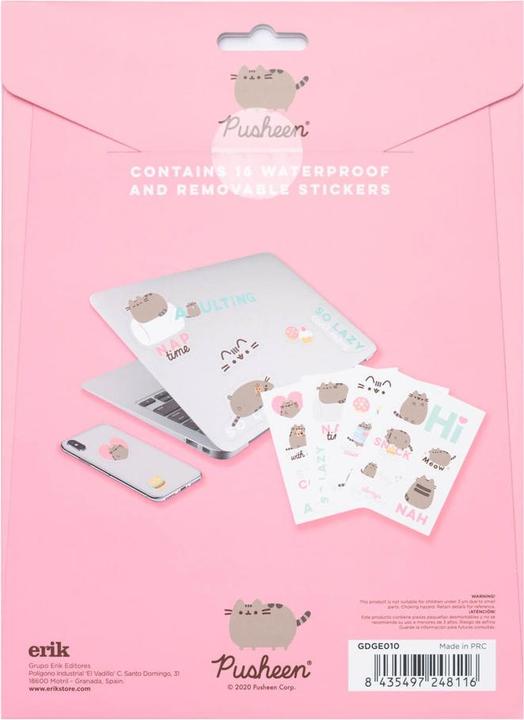Produktbild Pusheen Aufkleber Tech 16erPack Vinyl