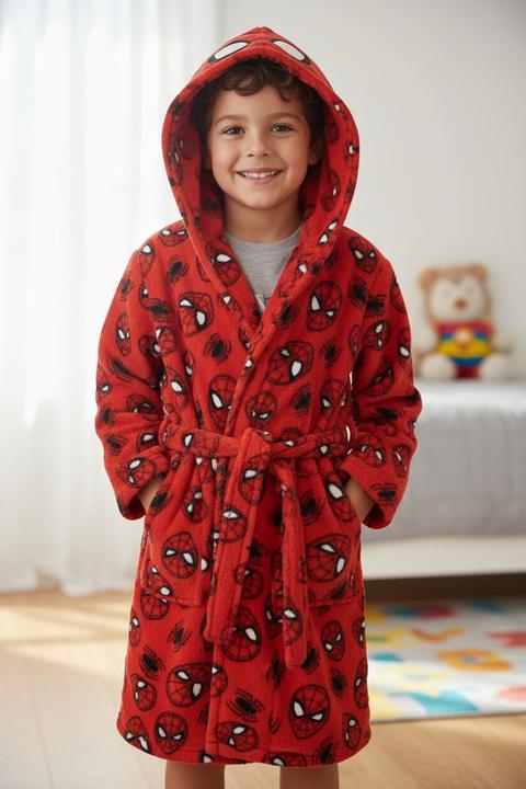 Actual product image Spiderman Spider-Man Kinder-Morgenmantel Rot (104)
