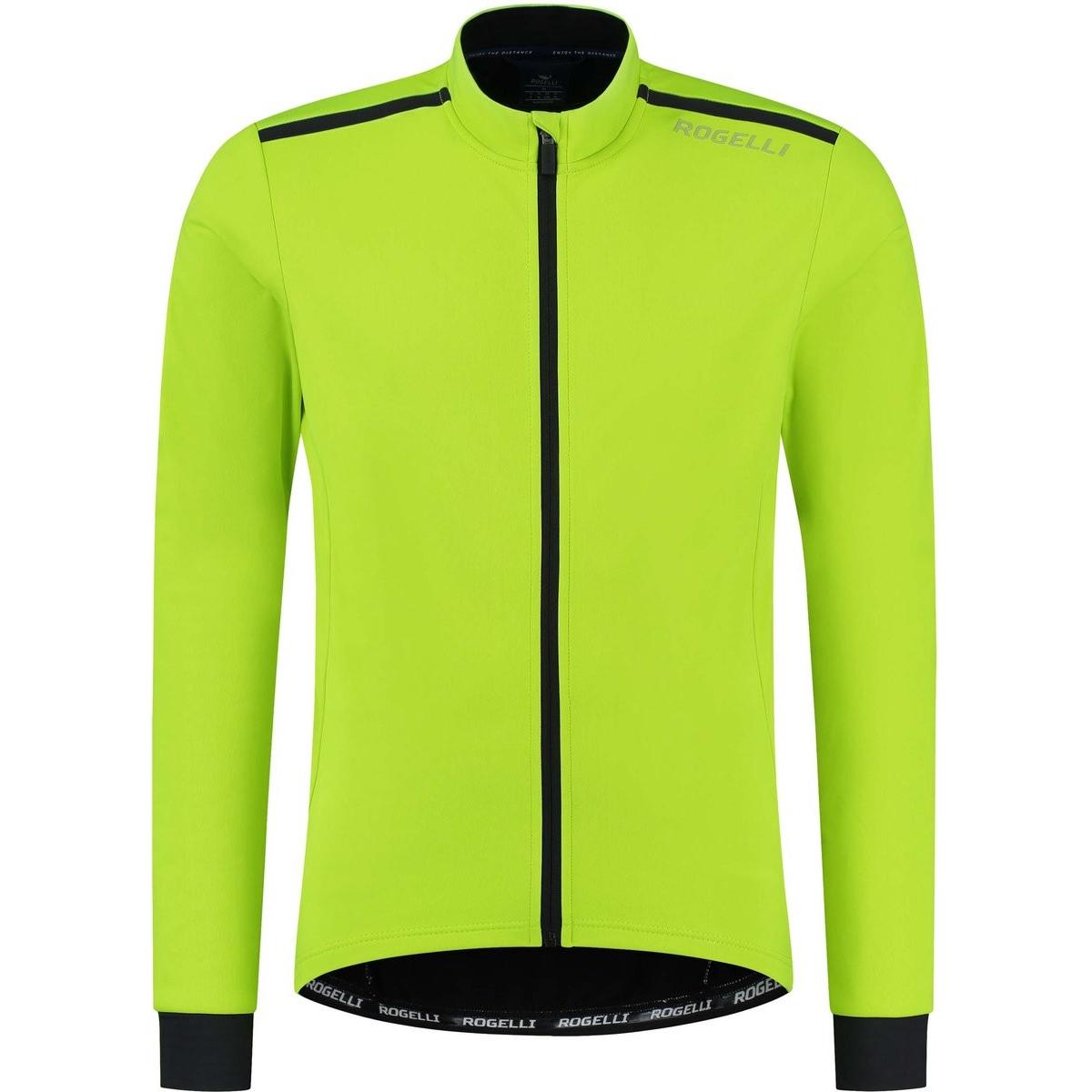 Rogelli, Uomini, Giacca da ciclismo, Giacca invernale Pesaro 2.0 (XL), Giallo, XL