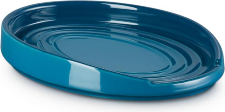Produktbild Le Creuset Creuset ova Löffelablage aus Steinzeug Deep Teal