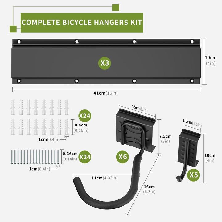 Image du produit Housolution Velo Wandhalterung für 6 Räder & Helme