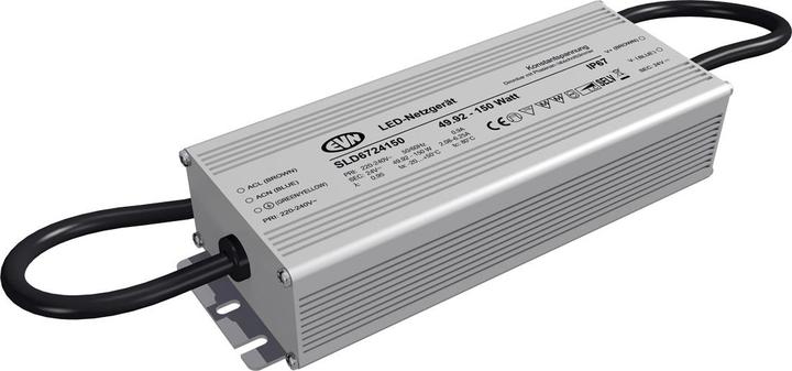 EVN-Lichttechnik Power supply unit IP67 50-150W SLD6724150 ** dimmable phase 24V/DC 192x70x40mm